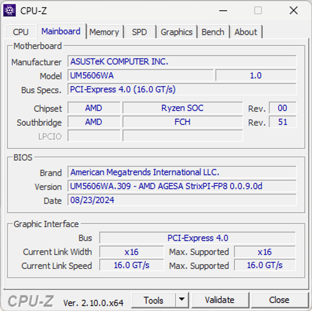 ASUS Zenbook S 16 (UM5606) 手提電腦