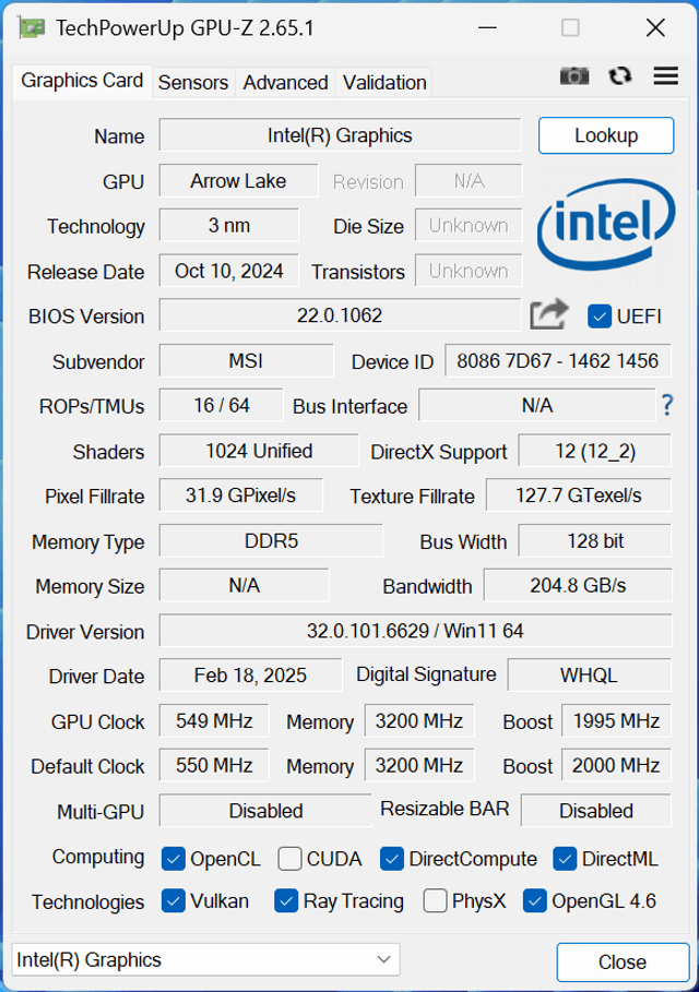 MSI Titan 18 HX AI A2XW 電競筆電
